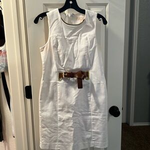 Michael Kors white dress with gold accents. Size 6 / small